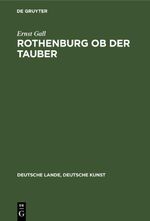 Rothenburg ob der Tauber Cover des Buches Rothenburg ob der Tauber (ISBN: 9783112332139)