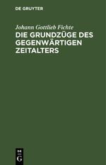 Die Grundzüge des gegenwärtigen Zeitalters Cover des Buches Die Grundzüge des gegenwärtigen Zeitalters (ISBN: 9783112443101)