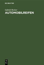 Automobilreifen Cover des Buches Automobilreifen (ISBN: 9783112459461)