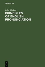 Principles of English Pronunciation Cover des Buches Principles of English Pronunciation (ISBN: 9783112630792)