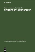 Temperaturmessung Cover des Buches Temperaturmessung (ISBN: 9783112644171)