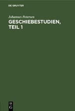 Geschiebestudien, Teil 1 Cover des Buches Geschiebestudien, Teil 1 (ISBN: 9783112660959)