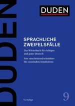 Sprachliche Zweifelsfälle Cover des Buches Sprachliche Zweifelsfälle (ISBN: 9783411040827)