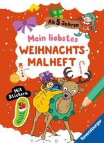 Mein liebstes Weihnachtsmalheft mit Stickern ab 5 Cover des Buches Mein liebstes Weihnachtsmalheft mit Stickern ab 5 (ISBN: 9783473488988)