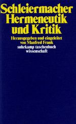 Hermeneutik und Kritik Cover des Buches Hermeneutik und Kritik (ISBN: 9783518278116)