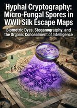 Hyphal Cryptography: Micro-Fungal Spores in WWII Silk Escape Maps Cover des Buches Hyphal Cryptography: Micro-Fungal Spores in WWII Silk Escape Maps (ISBN: 9783565399390)