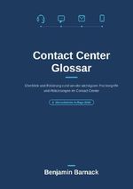 Contact Center Glossar Cover des Buches Contact Center Glossar (ISBN: 9783565471706)