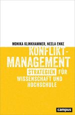 Konfliktmanagement Cover des Buches Konfliktmanagement (ISBN: 9783593512990)