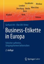 Business-Etikette in Europa Cover des Buches Business-Etikette in Europa (ISBN: 9783658010294)