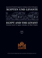 Ägypten und Levante XXX – Jubiläumsausgabe – 30 Jahre Ägypten und Levante / Egypt and the Levant XXX – Anniversary Edition – 30 Years of Egypt and the Levant (2020) Cover des Buches Ägypten und Levante XXX – Jubiläumsausgabe – 30 Jahre Ägypten und Levante / Egypt and the Levant XXX – Anniversary Edition – 30 Years of Egypt and the Levant (2020) (ISBN: 9783700188599)