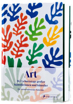 ART: 365 Geburtstage großer Künstlerinnen und Künstler. Ein immerwährender Kalender - Mit Lesebändchen und Schmuckbanderole Cover des Buches ART: 365 Geburtstage großer Künstlerinnen und Künstler. Ein immerwährender Kalender - Mit Lesebändchen und Schmuckbanderole (ISBN: 9783791391687)