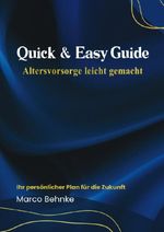 Quick & Easy Guide Altersvorsorge leicht gemacht Cover des Buches Quick & Easy Guide Altersvorsorge leicht gemacht (ISBN: 9783818757175)