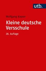 Kleine deutsche Versschule Cover des Buches Kleine deutsche Versschule (ISBN: 9783825251307)