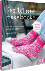 Das 1x1 der Häkelsocke Cover des Buches Das 1x1 der Häkelsocke (ISBN: 9783841068552)