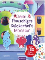 Mein flauschiges Stickerheft – Monster Cover des Buches Mein flauschiges Stickerheft – Monster (ISBN: 9783845865263)
