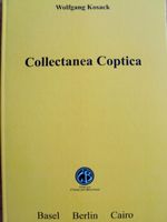 Collectanea Coptica Cover des Buches Collectanea Coptica (ISBN: 9783906206134)