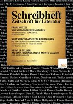SCHREIBHEFT 100: Frank Witzel: Von aufgegebenen Autoren. 100 Vergessene, Verkannte, Verschollene / Cover des Buches SCHREIBHEFT 100: Frank Witzel: Von aufgegebenen Autoren. 100 Vergessene, Verkannte, Verschollene / (ISBN: 9783924071578)