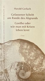 Gelassener Schritt am Rande des Abgrunds Cover des Buches Gelassener Schritt am Rande des Abgrunds (ISBN: 9783936305890)