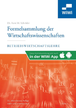 Formelsammlung der Wirtschaftswissenschaften Cover des Buches Formelsammlung der Wirtschaftswissenschaften (ISBN: 9783939467465)
