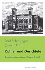 Richter und Gerichtete Cover des Buches Richter und Gerichtete (ISBN: 9783948741242)
