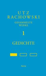 UTZ RACHOWSKI Cover des Buches UTZ RACHOWSKI (ISBN: 9783959086318)