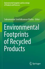 Environmental Footprints of Recycled Products Cover des Buches Environmental Footprints of Recycled Products (ISBN: 9789811684289)