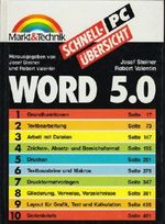 Schnellübersicht WORD 5.0 Cover des Buches Schnellübersicht WORD 5.0 (ISBN: 9783890903439)