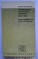 Selbstzeugnisse Des Deutschen Judentums 1870- 1945. Bücher Des Wissens. Cover des Buches Selbstzeugnisse Des Deutschen Judentums 1870- 1945. Bücher Des Wissens. (ISBN: B0021MI3M2)