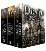 The Death Bundle, Books 1-3: Death Whispers, Death Speaks and Death Inception (Dark Dystopian Fantasy) Cover des Buches The Death Bundle, Books 1-3: Death Whispers, Death Speaks and Death Inception (Dark Dystopian Fantasy) (ISBN: B00AX19UG6)