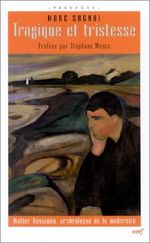 Tragique et tristesse : Walter Benjamin, archéologue de la modernité Cover des Buches Tragique et tristesse : Walter Benjamin, archéologue de la modernité (ISBN: 9782204070263)