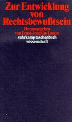 Zur Entwicklung von Rechtsbewußtsein Cover des Buches Zur Entwicklung von Rechtsbewußtsein (ISBN: 9783518289150)