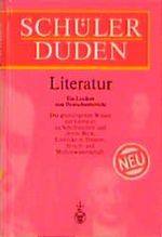 (Duden) Schülerduden, Die Literatur Cover des Buches (Duden) Schülerduden, Die Literatur (ISBN: 9783411054039)