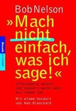 'Mach nicht einfach, was ich sage!' Cover des Buches 'Mach nicht einfach, was ich sage!' (ISBN: 9783442165315)