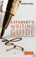 A Student's Writing Guide Cover des Buches A Student's Writing Guide (ISBN: 9780521729796)