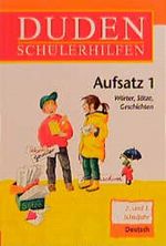 Aufsatz. Tl.1 Cover des Buches Aufsatz. Tl.1 (ISBN: 9783411026166)