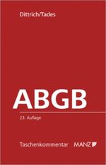 Das Allgemeine bürgerliche Gesetzbuch Cover des Buches Das Allgemeine bürgerliche Gesetzbuch (ISBN: 9783214024284)