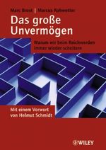 Das grosse Unvermögen Cover des Buches Das grosse Unvermögen (ISBN: 9783527500703)
