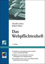 Das Webpflichtenheft, m. CD-ROM Cover des Buches Das Webpflichtenheft, m. CD-ROM (ISBN: 9783826613494)