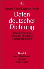 Daten deutscher Dichtung. Tl.2 Cover des Buches Daten deutscher Dichtung. Tl.2 (ISBN: 9783423030045)
