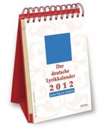 Der deutsche Lyrikkalender 2012. Jeder Tag ein Gedicht Cover des Buches Der deutsche Lyrikkalender 2012. Jeder Tag ein Gedicht (ISBN: 9782874480331)