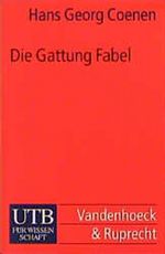 Die Gattung Fabel Cover des Buches Die Gattung Fabel (ISBN: 9783825221591)