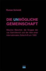 Die unmögliche Gemeinschaft Cover des Buches Die unmögliche Gemeinschaft (ISBN: 9783865990846)