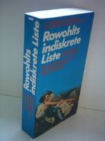 div. Autoren: Rowohlts indiskrete Liste Cover des Buches div. Autoren: Rowohlts indiskrete Liste (ISBN: B009AWRVR4)