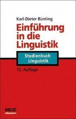 Einführung in die Linguistik Cover des Buches Einführung in die Linguistik (ISBN: 9783895470882)
