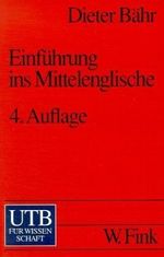Einführung ins Mittelenglische Cover des Buches Einführung ins Mittelenglische (ISBN: 9783825203610)