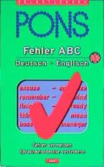 Fehler- ABC Deutsch- Englisch Cover des Buches Fehler- ABC Deutsch- Englisch (ISBN: 9783125185104)