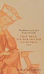 Frau Welt, ich hab von dir getrunken Cover des Buches Frau Welt, ich hab von dir getrunken (ISBN: 9783746660189)