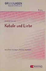 Friedrich Schiller: Kabale und Liebe Cover des Buches Friedrich Schiller: Kabale und Liebe (ISBN: 9783425063980)