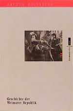 Geschichte der Weimarer Republik Cover des Buches Geschichte der Weimarer Republik (ISBN: 9783434461029)