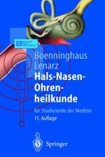 Hals-Nasen-Ohrenheilkunde Cover des Buches Hals-Nasen-Ohrenheilkunde (ISBN: 9783540674085)